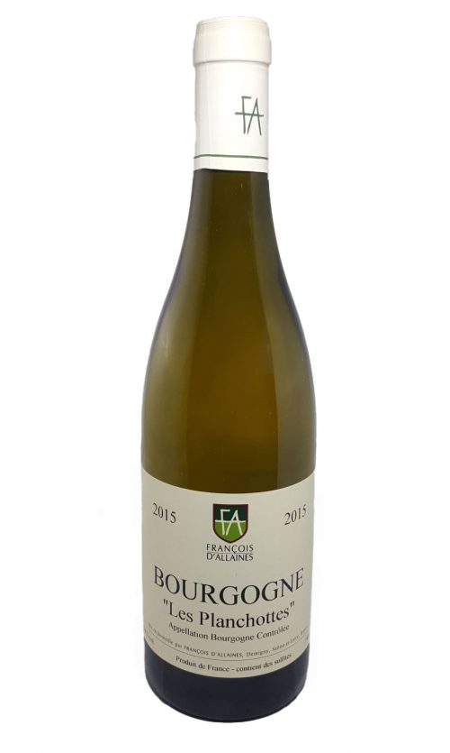 Bourgogne Blanc "Les Planchottes" 2015 François d'Allaines