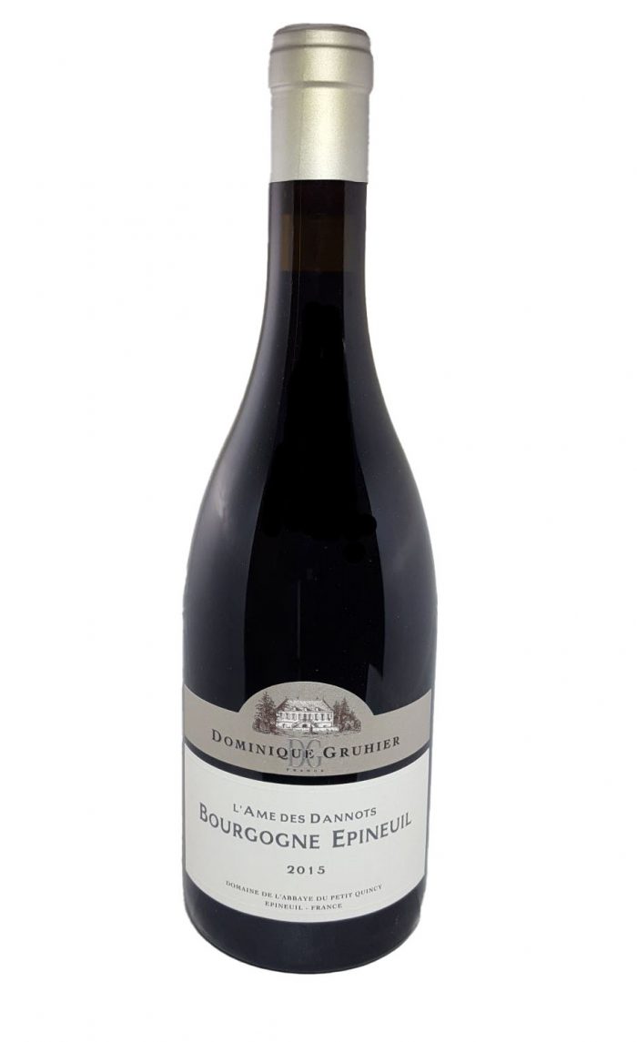 Bourgogne Epineuil tinto "L'Ame de Dannots" 2015 - Bodega Dominique Gruhier - Vino ecologico
