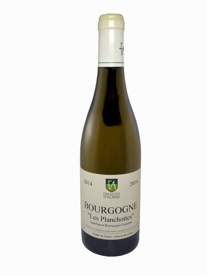 Bourgogne Blanco "Les Planchottes" 2014 - Bodega François d'Allaines