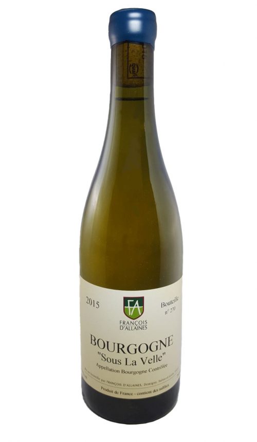 Bourgogne Blanco "sous La Velle" 2015 - Bodega François d'Allaines