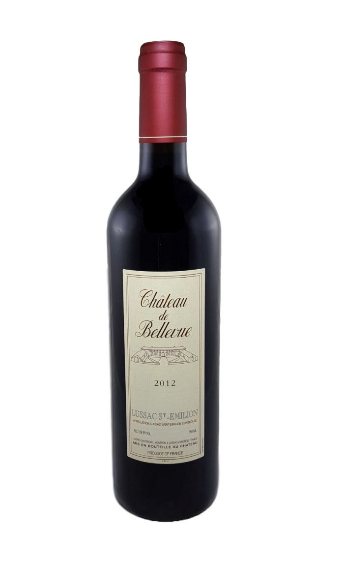 Château de Bellevue 2012 - Lussac Saint-Emilion - Organic wine