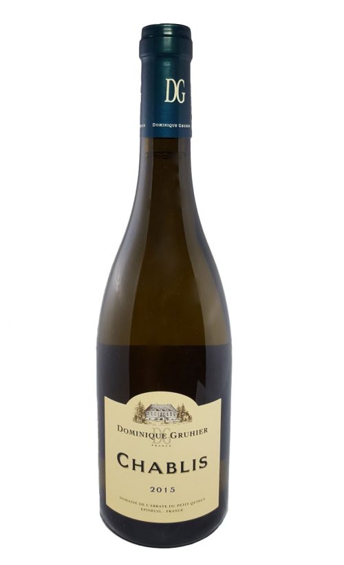 Chablis 2015 - Dominique Gruhier winery - Organic wine