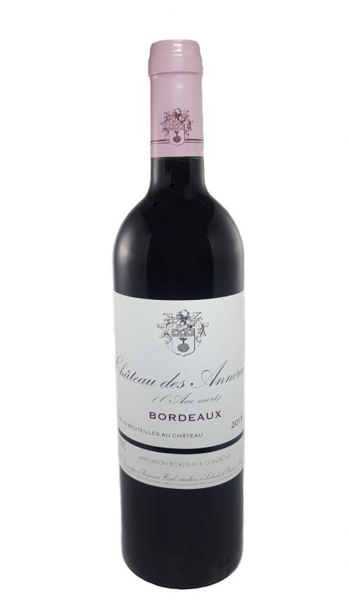 "Cuvée L'Ane Mort" 2015 du Château des Annereaux - Bordeaux - Organic wine