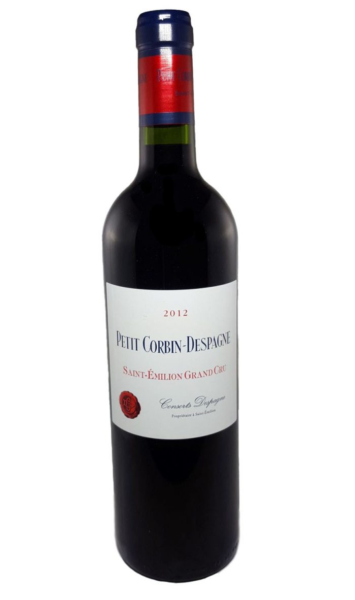 Château Petit Corbin Despagne 2012 "Grand Cru" from Saint-Emilion - Organic wine