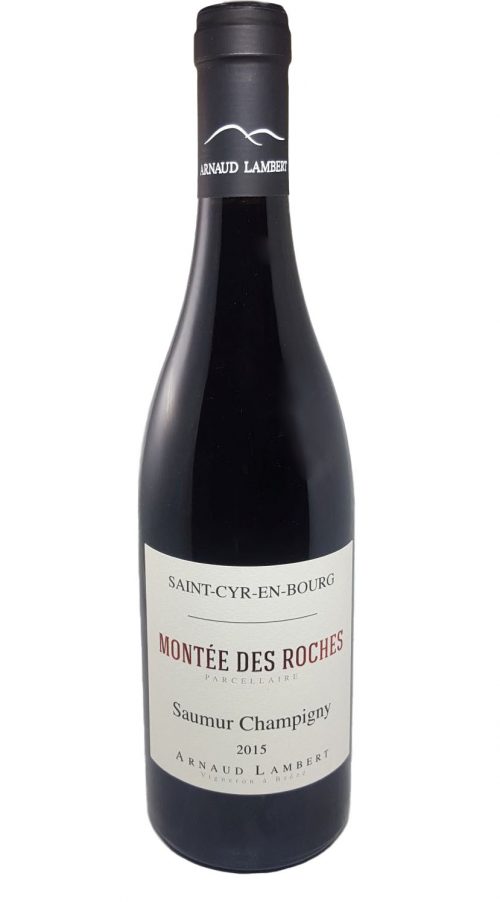 Saumur-Champigny Red "Montée des Roches" 2015 - Arnaud Lambert winery - Organic wine