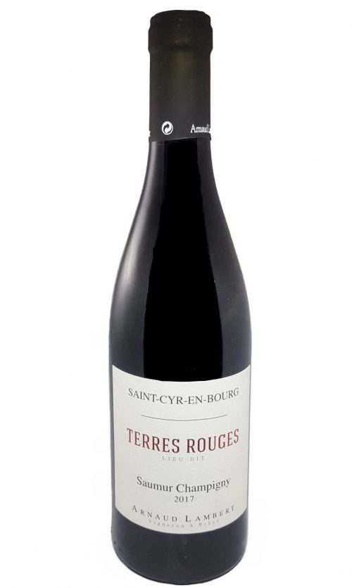 Saumur Champigny Red "Terres Rouges" 2017 - Arnaud Lambert winery - Organic wine