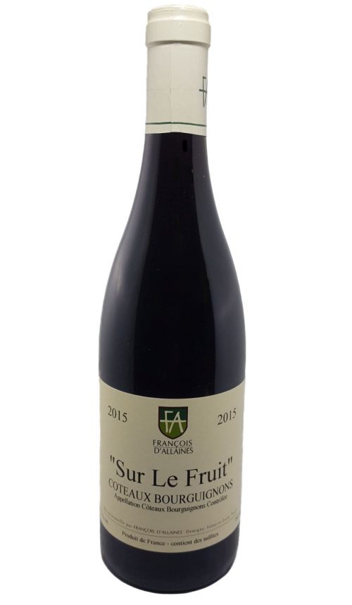Red Burgundy "Sur Le Fruit" 2015 Coteaux Bourguignon François d'Allaines winery